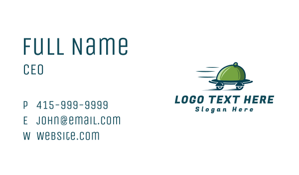 Fast Cloche Cook Business Card Design Image Preview