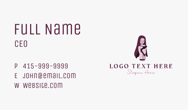 Sexy Lady Lingerie Business Card Design Image Preview