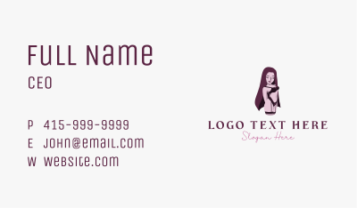 Sexy Lady Lingerie Business Card Image Preview