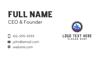  Industrial Business Graph Business Card Preview