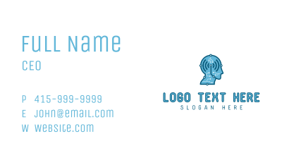 Robotics Artificial Intelligence Business Card Image Preview