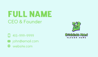 Green Graffiti Art Letter Y Business Card Image Preview