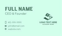 Green Real Estate House Business Card Design