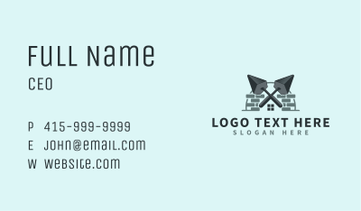 Brick House Builder Business Card Image Preview