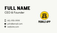 Trailer Truck Transportation  Business Card Design