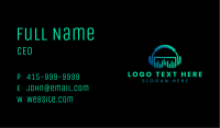 Music DJ Headphone Business Card Image Preview