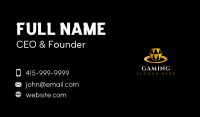 Gold Diamond Ring Business Card Image Preview