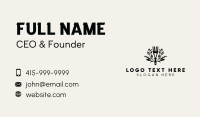 Garden Trowel Plant  Business Card Image Preview