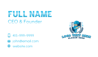 Cricket Athlete Boy Business Card Design