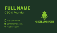 Green Fruit Sunset Horizon Business Card Image Preview