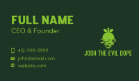 Green Fruit Sunset Horizon Business Card Image Preview