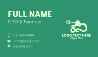 Green Spatula Tank Business Card Design