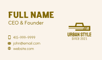 Brown Farmer Hat Business Card Image Preview