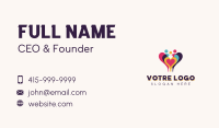 Heart Volunteer Charity Business Card Image Preview