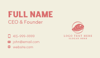 Red Grilled Steak Business Card Preview