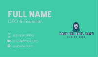 Scary Halloween Skull Business Card Image Preview