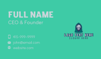 Scary Halloween Skull Business Card Preview