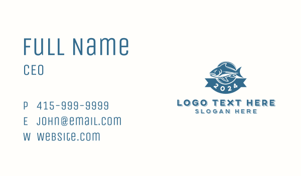 Seafood Fishery Marine Business Card Design Image Preview