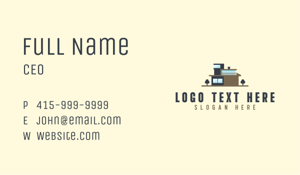 Architect Realty Property Business Card Design Image Preview