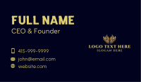 Elegant Fashion Crown Business Card Image Preview