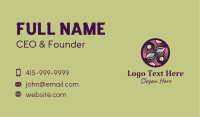 Organic Products Emblem  Business Card Image Preview