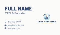 Tourism Traveler Trip Business Card Design