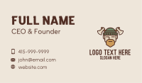 Lumberjack Axe Man  Business Card Image Preview
