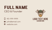 Lumberjack Axe Man  Business Card Image Preview