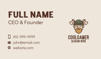 Lumberjack Axe Man  Business Card Image Preview