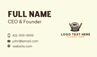 Cute Sushi Restaurant Mascot Business Card Preview