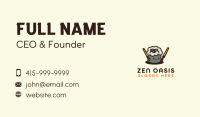 Cute Sushi Restaurant Mascot Business Card Design