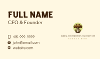 Mushroom Farm Garden Business Card Image Preview