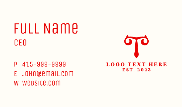 Erotic Letter T Business Card Design Image Preview