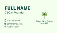 Avocado Drink Business Card Image Preview