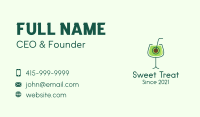 Avocado Drink Business Card Image Preview