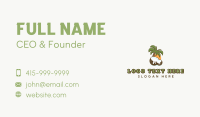 Organic Healthy Coconut  Business Card Image Preview