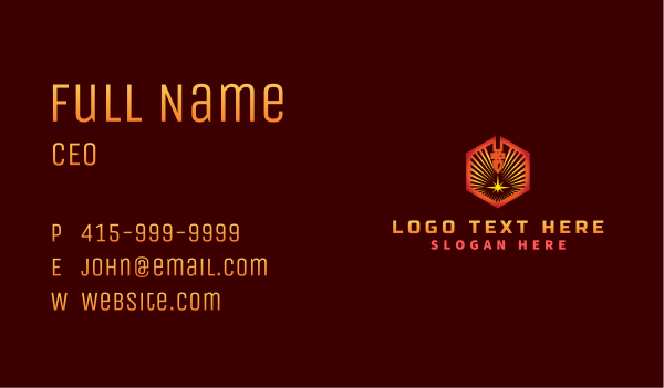 Fabrication Laser Industrial Business Card Design Image Preview