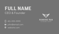 Gray Lion Bat  Business Card Image Preview