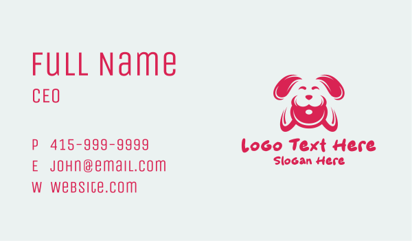 Frisbee Dog Toy  Business Card Design Image Preview
