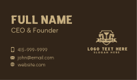 Plumbing Tool Shield Business Card Image Preview