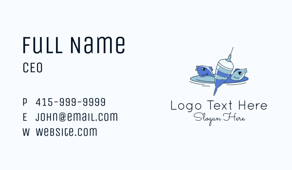 Floater Lure Fish Business Card Design Image Preview