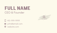 Classy Calligraphy Wordmark  Business Card Image Preview