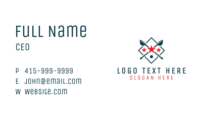 Lacrosse Sport Shield Business Card Image Preview