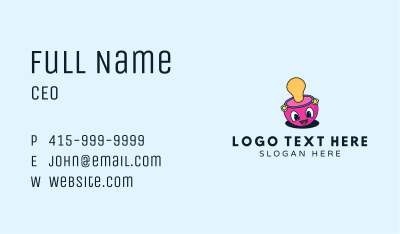Cute Mascot Pacifier Business Card Image Preview