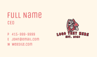 Spartan Warrior Game Character Business Card Image Preview