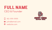 Spartan Warrior Game Character Business Card Image Preview