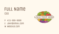 Organic Vegetable Market Business Card Image Preview