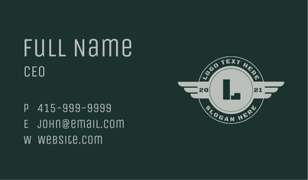 Military Soldier Emblem Business Card Design Image Preview
