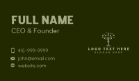 Environment Woman Tree Business Card Design