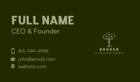 Environment Woman Tree Business Card Image Preview